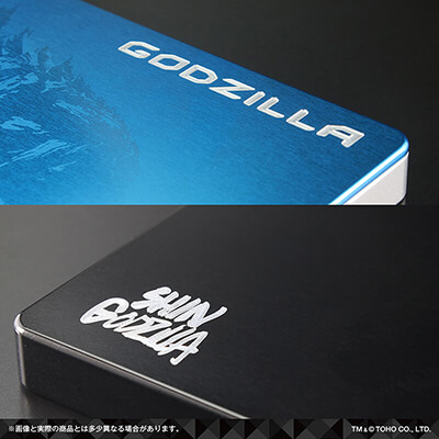 GODZILLA 怪獣惑星 GILD design ジュラルミン削り出し名刺入れ、シン・ゴジラ GILD design ジュラルミン削り出し名刺入れ