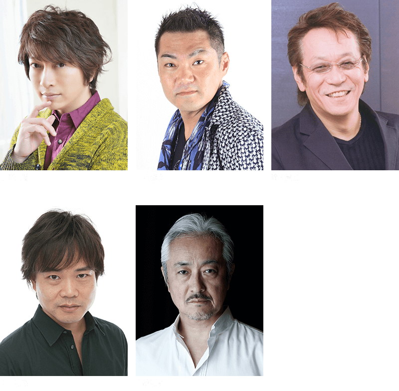 小野大輔・三宅健太・堀内賢雄・中井和哉・山路和弘が参戦決定！