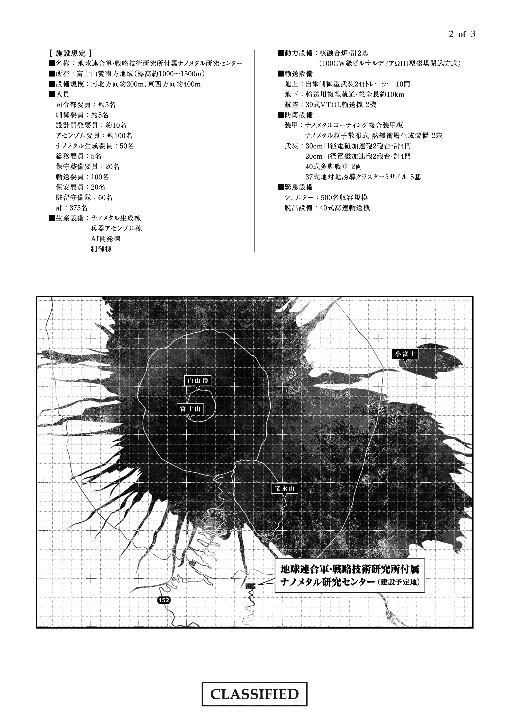 メカゴジラ開発提案書